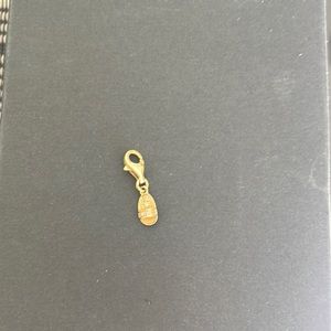 14k gold and diamond accents Bracelet/pendant charm